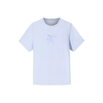 Anta Variety Training Collection T Shirt Women's Blue Butterfly Wings