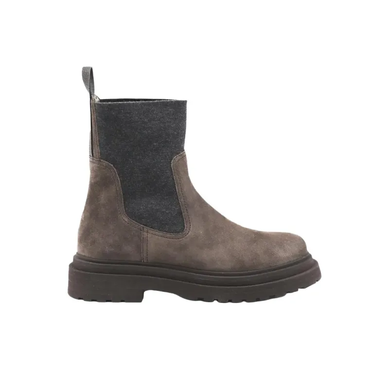 Brunello Cucinelli Ankle Boots Women's Brown-1
