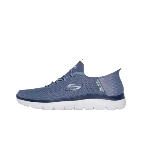 Skechers Summits Low Top Running Shoes Men's Dark Blue