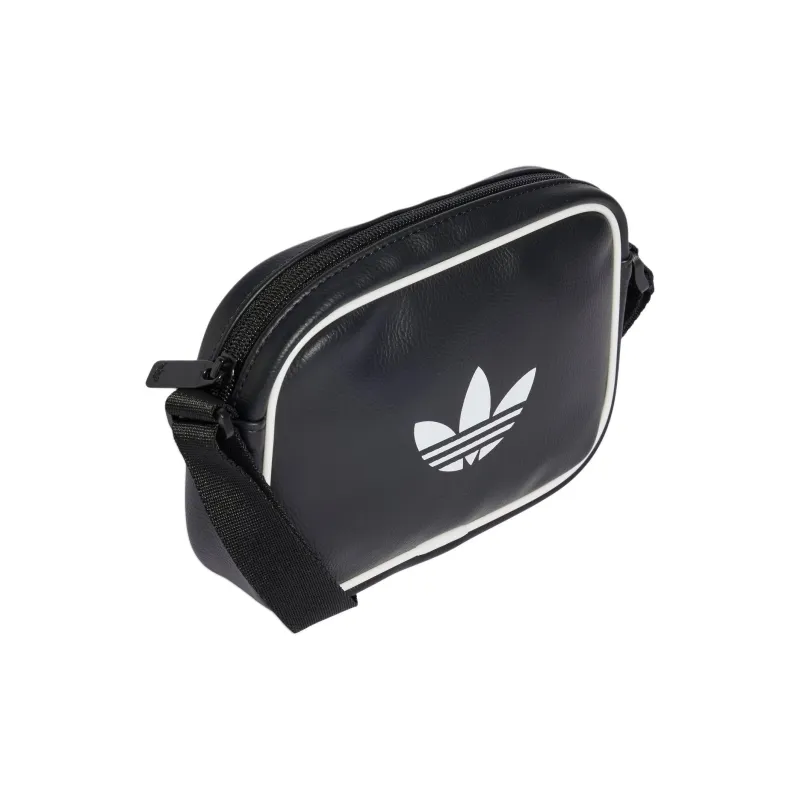 Adidas Originals Polyurethane Shoulder Bag, Crossbody Bag Unisex Black-1