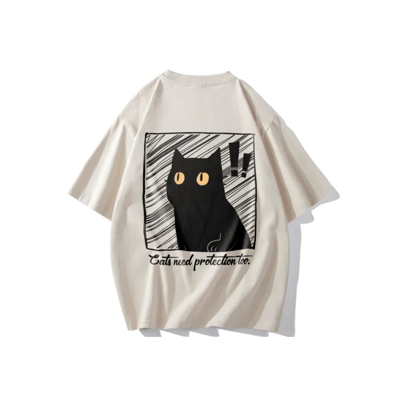 TONYKRZ T Shirts Unisex Light Beige Apricot-1