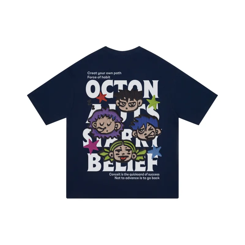 Small Columns Under The Sea T Shirt Unisex-4