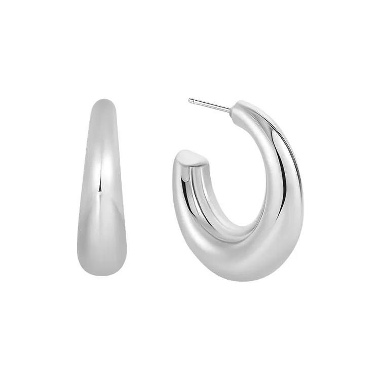 SHINE Metal Girl Collection S925 Silver Earrings Women's-9