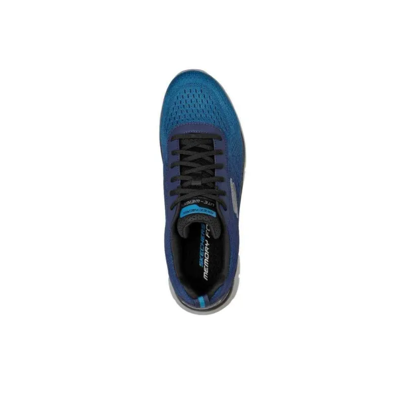 Skechers Wide Fit Low Top Training Shoes Men's Marine Blue-2