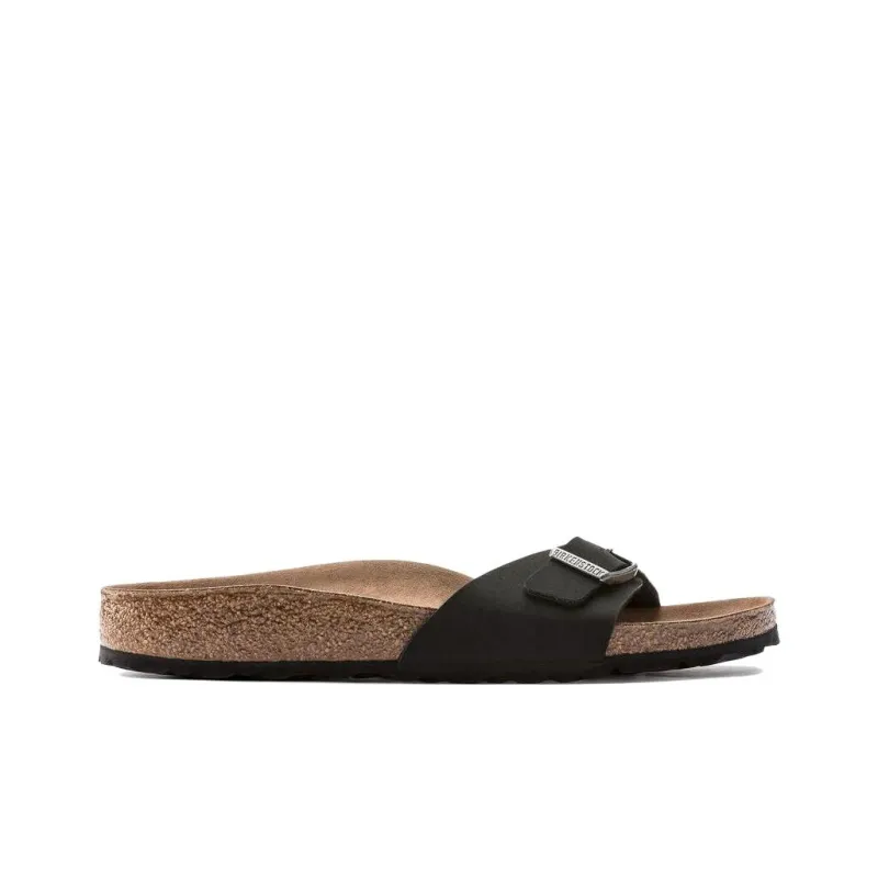 Birkenstock Madrid Vegan Slide Slippers Unisex Black Regular-1