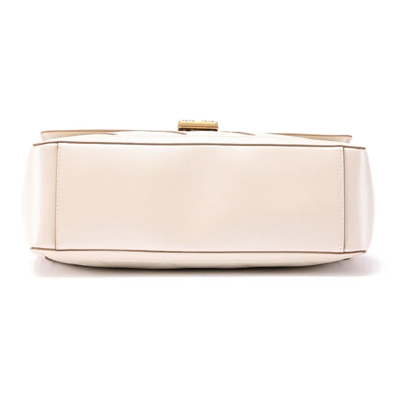 Montagut Sheepskin Shoulder Bag Women's Ice Coffee-9
