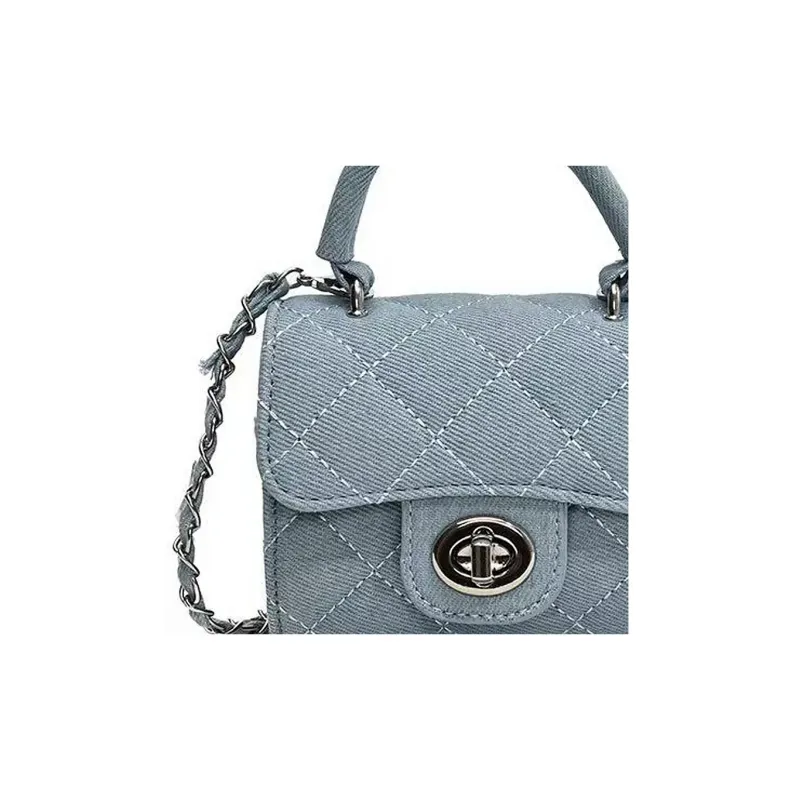 BGAY Denim Shoulder Bag, Crossbody Bag, Handbag Regular Women's Light Blue-1