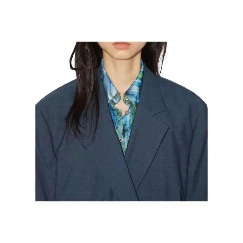Acne Studios Business Suits Women's Turquoise-4