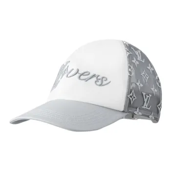 LOUIS VUITTON Cotton Baseball Caps Unisex Gray