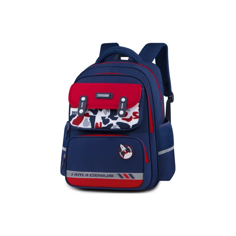 EDISON Oxford Student Bag Regular Kids' Blue Green/Blue Red/Blue Yellow/Blue Pink/Cyan Purple-6