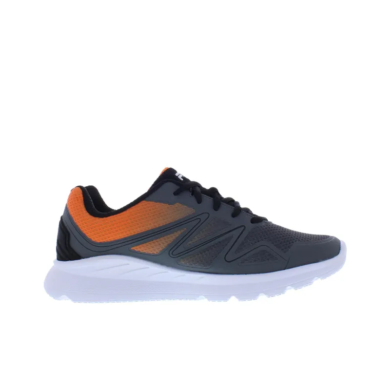 FILA Anti Slip Wear Resistant Low Top Casual Shoes Men's Gray Orange-1