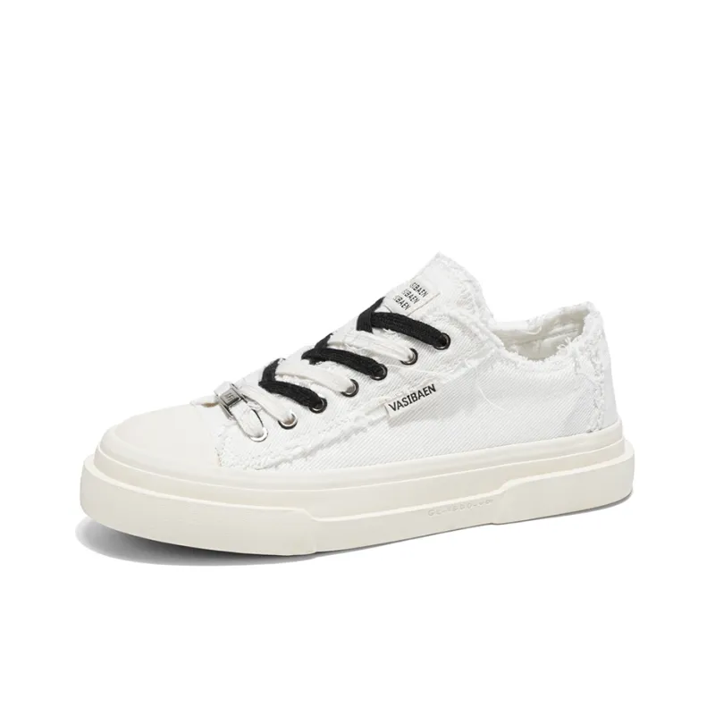 OUGLEMEN Wrapping, Wear Resistant And Non Slip Low Top Canvas Shoes Men's Box-7