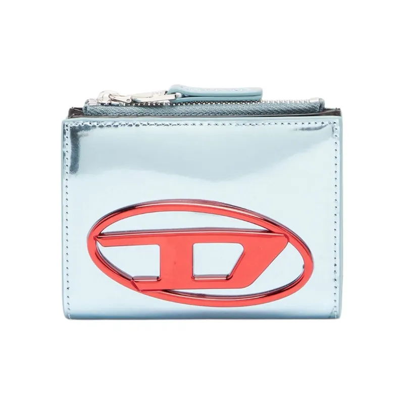 DIESEL Cow Leather Wallet Women's Blue-0