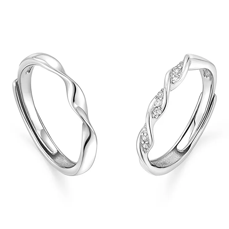 Wylyp 999 Fine Silver Rings Unisex-1