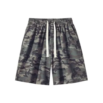 HOKLV Casual Shorts Unisex Camouflage