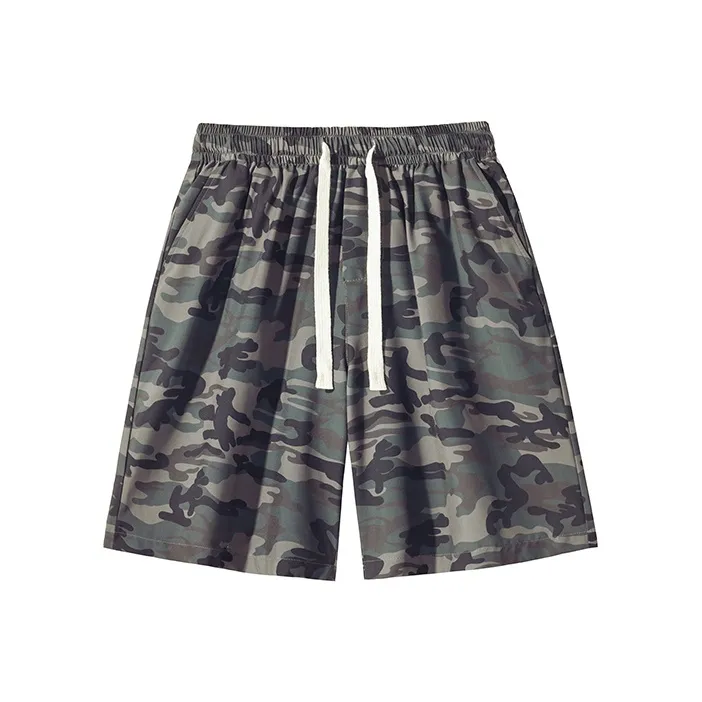 HOKLV Casual Shorts Unisex Camouflage-0