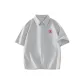 [Ice Silk Sun Protection Shirt]Space Gray (with Red Seal Chest Logo)