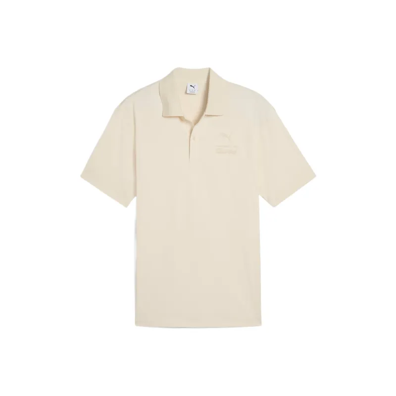 PUMA PorscheEssentials Polo Shirt Men's Ecru-0
