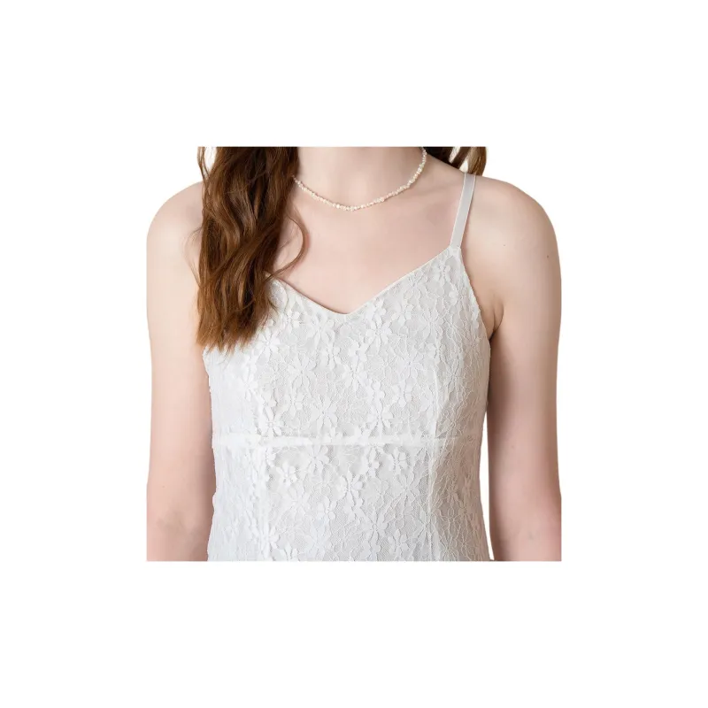 BANANA BABY Slip Dresses Women's White-2