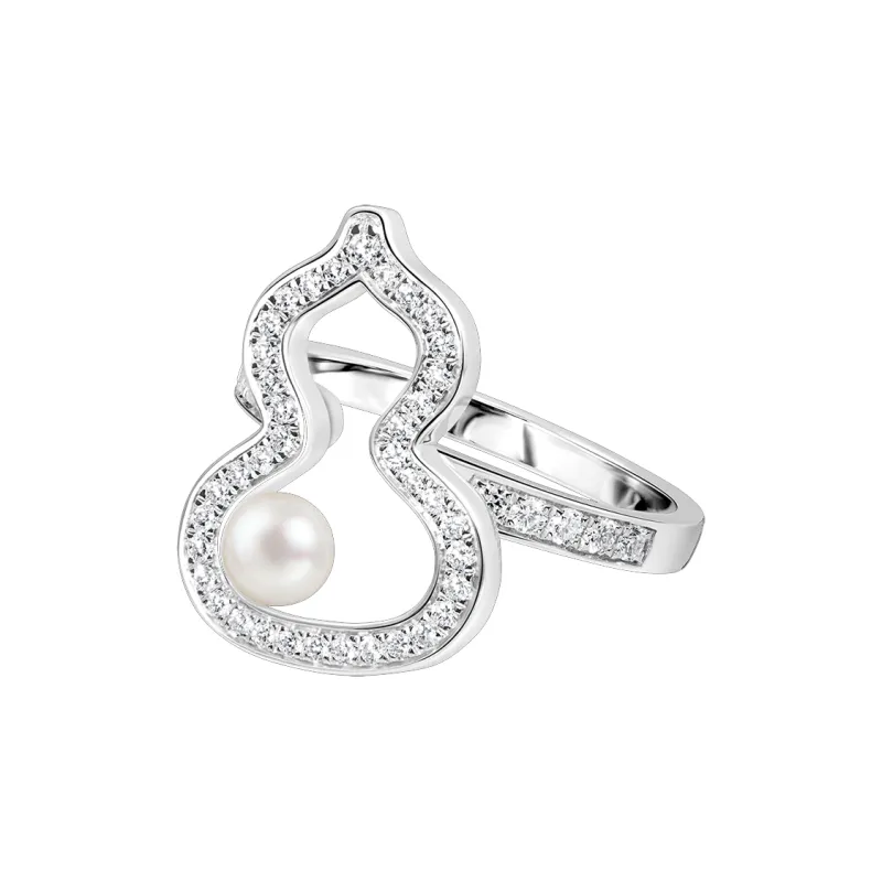 Qeelin 18K White Gold Rings Women's Silver-0