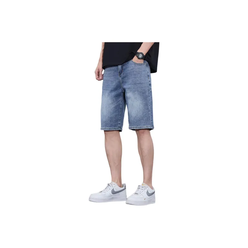 Tonlion Denim Shorts Unisex Dark Blue-0