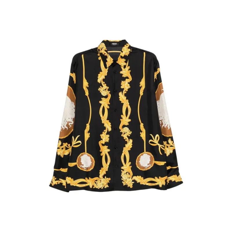 VERSACE Cameo Silk Shirt-0