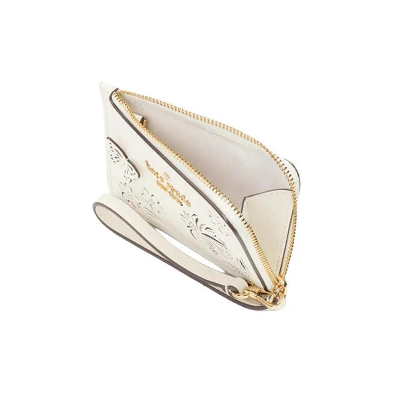 Kate Spade Cow Leather Card Holder Women's White-1