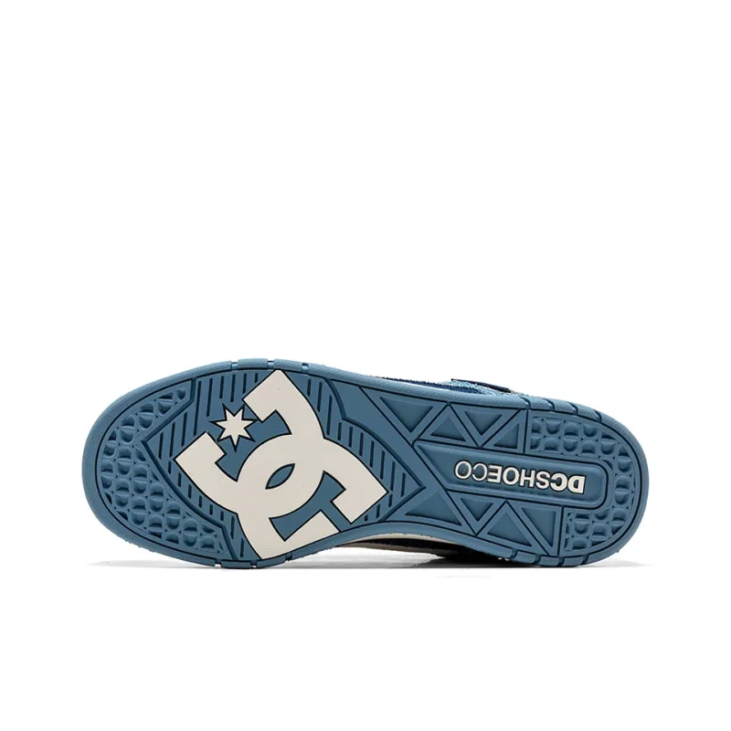 DC Shoes STAG CAS Abrasion Resistant Height Increasing Low Top Skateboard Shoes Men's Sea Blue Beach-4