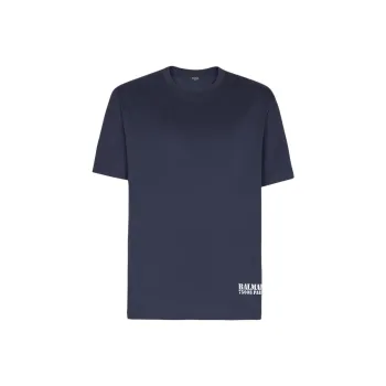 BALMAIN Logo stamp T shirt