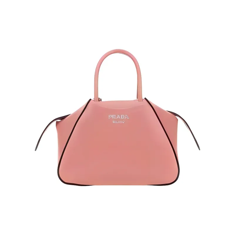 PRADA Leather One Shoulder Handbags Women's Pink-0
