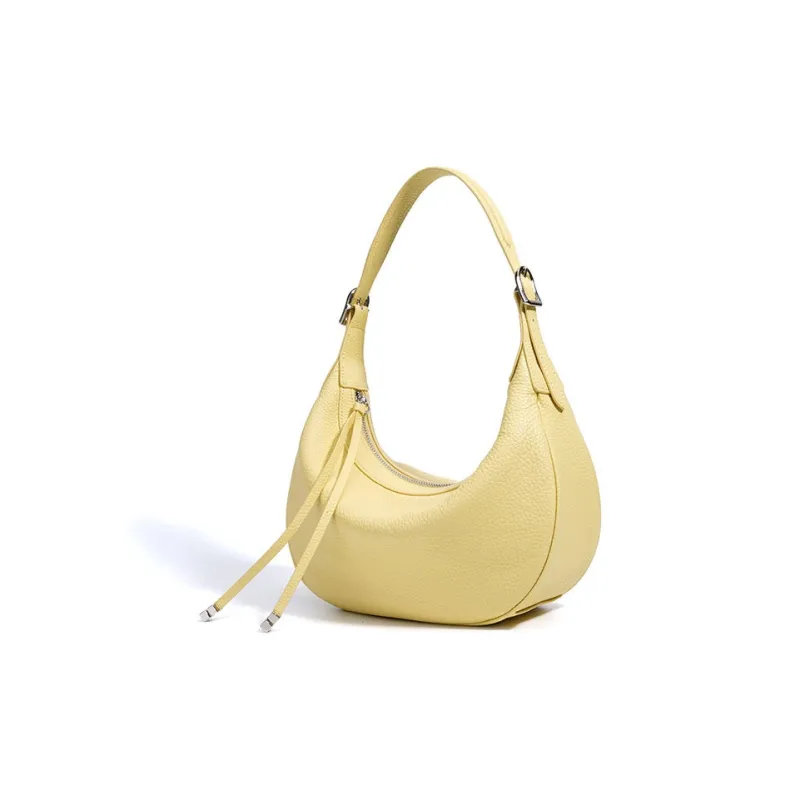 VANDEE Cow Leather Crescent Bag Handbag, Shoulder Bag Women's Multicolor-1