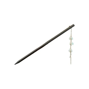 Pink Empress Wooden Hairpins Women's