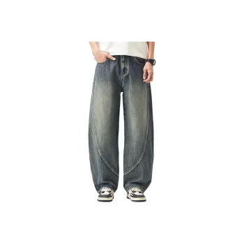 Izzue Jeans Unisex Vintage Blue[Heavily Washed]
