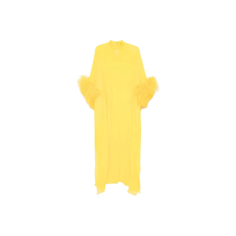 TALLER MARMO Long Sleeved Dress Women's Yellow-0