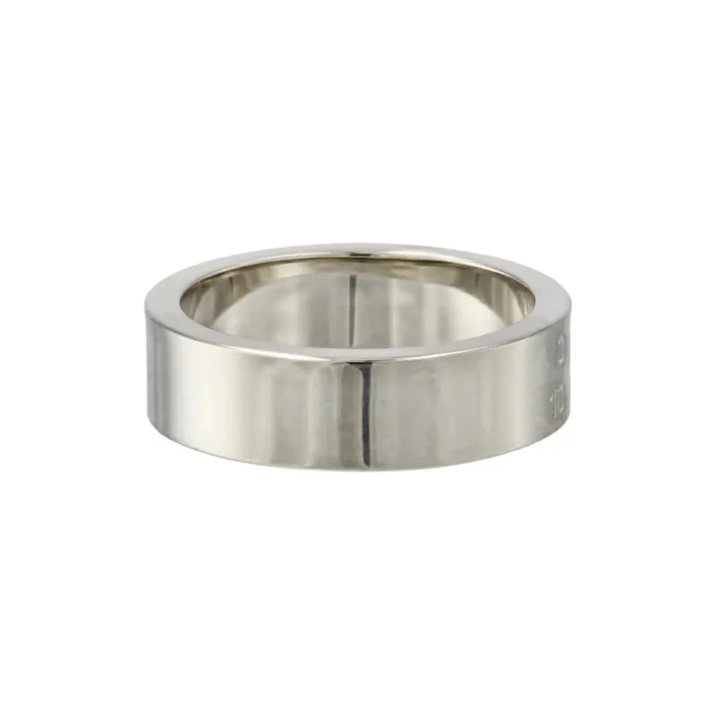 Maison Margiela Brass, Silver Rings Unisex Silver-3