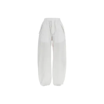 WARDROBE.NYC Casual Pants Women's White