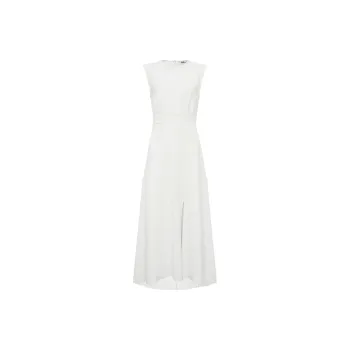 Diane Von Furstenberg FW25 Sleeveless Dress Women's White