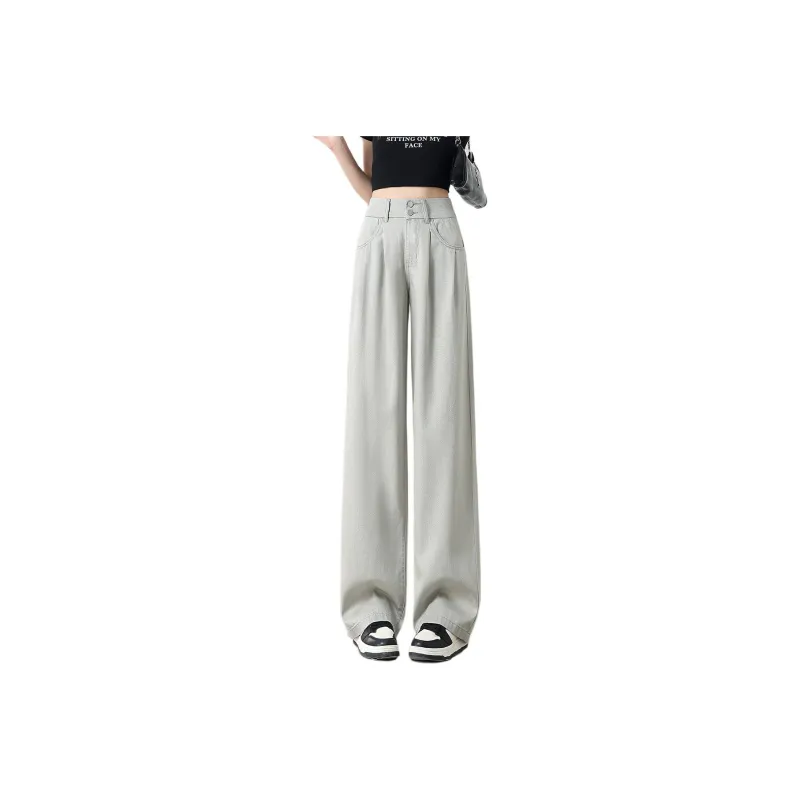 Weixi Jeans Women's Light Gray-0