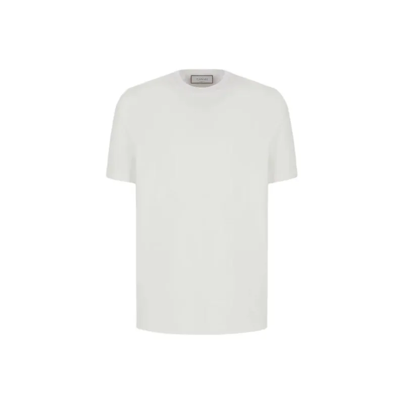 Canali T Shirts Men White-0
