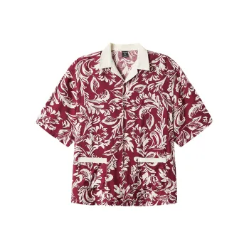 WAYNEXZAVIER Shirts Men Red