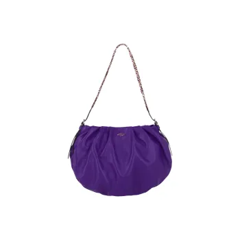 MOSCHINO Sheepskin Shoulder Bag Mini Women's Purple