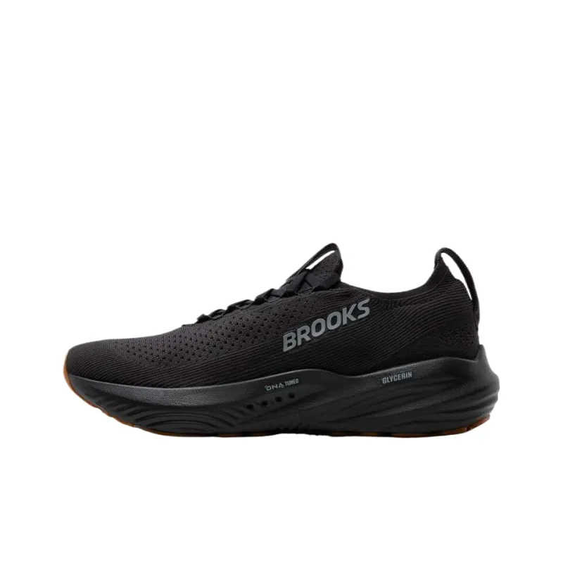 Brooks Glycerin StealthFit 22 Low Top Running Shoes Men's Black-0