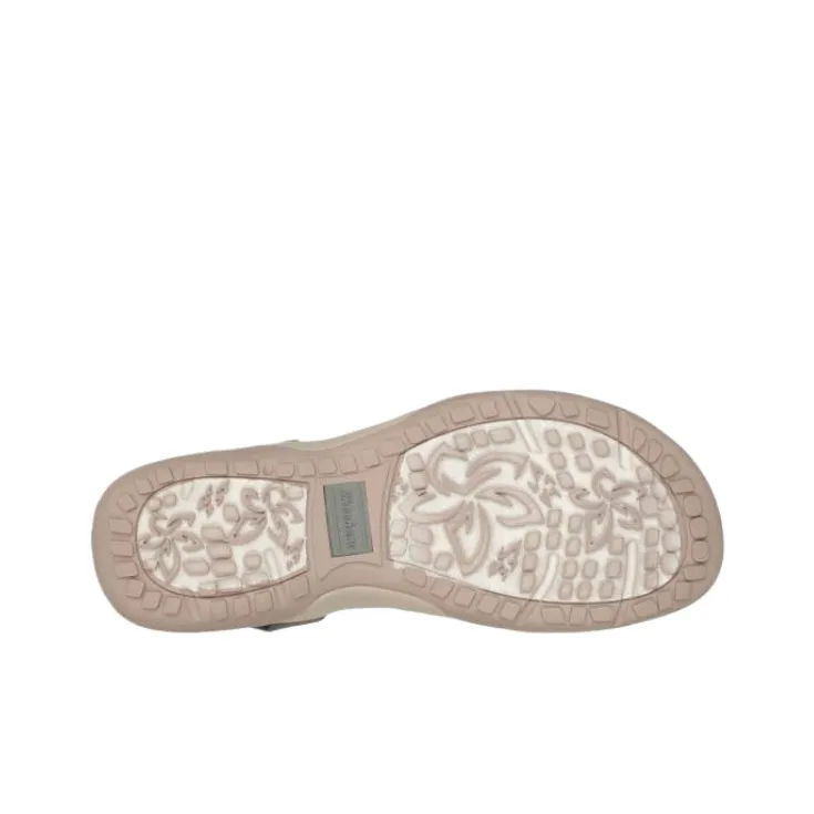 Skechers Reggae Slim Beach Sandals Women's Gray-4