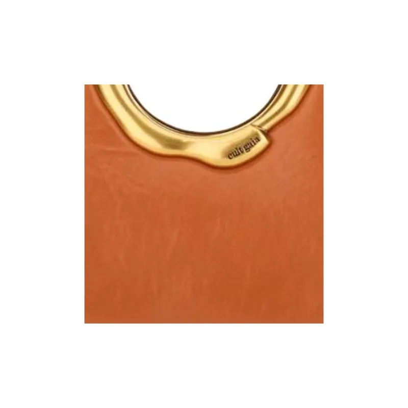 CULT GAIA Cow Leather Handbag Women's Orange-3