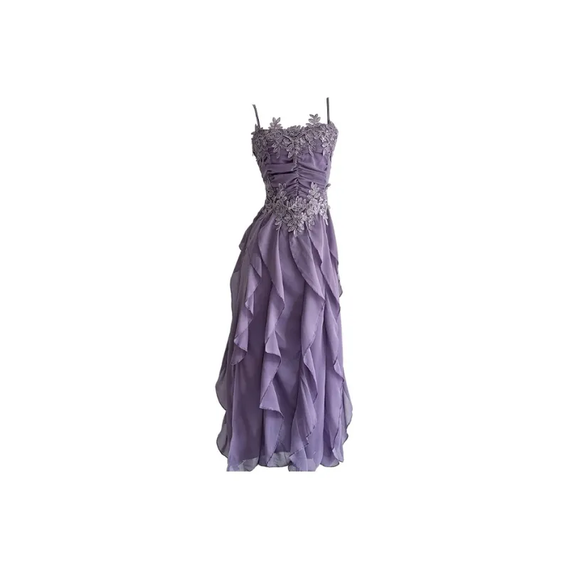 GUOZHEN Slip Dresses Women's-0
