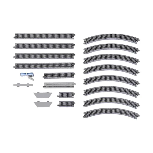KATO N Gauge, Train, Track, Straight And Curved Rails, Railway Clothing Sets 20 864 Model Accessories
