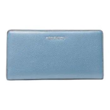 MICHAEL KORS Bryant Leather Wallet Tubas Women's Denim Blue