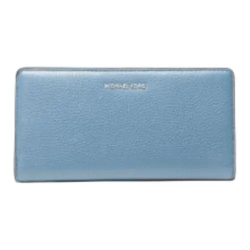 MICHAEL KORS Bryant Leather Wallet Tubas Women's Denim Blue