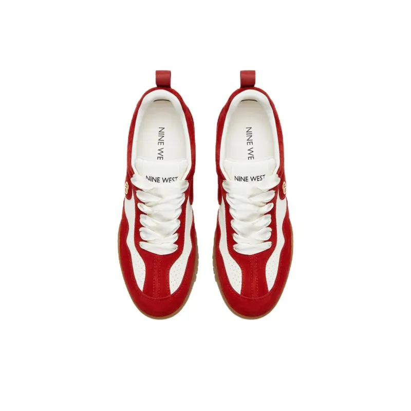 NINE WEST Low Top Casual Shoes Women's Red/White-4