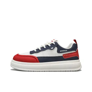 WARRIOR Skateboard Shoes Men Low Top Blue